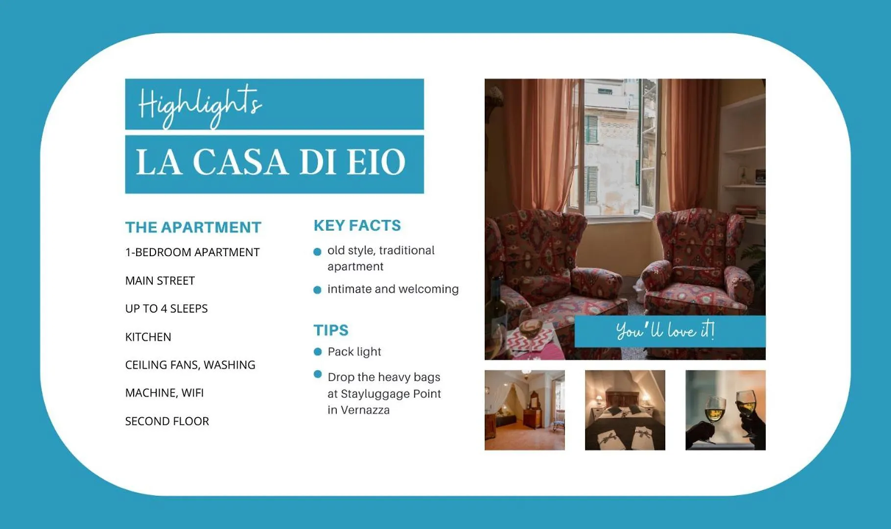La Casa Di Eio Apartment Vernazza